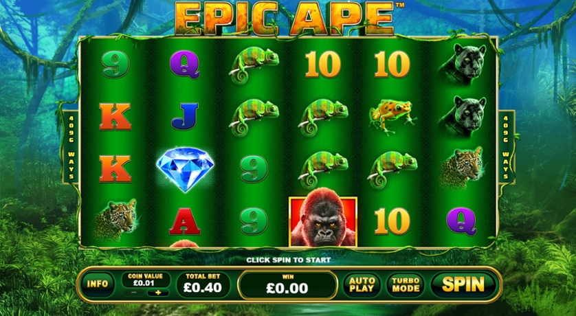 Epic Ape slot gameplay