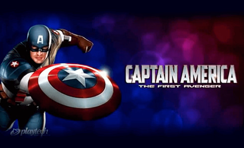 Captain America slot logo