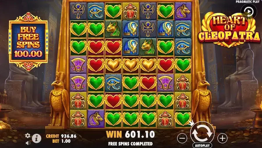 cleopatra slot gameplay 