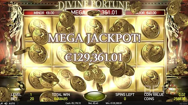 Monedas del jackpot